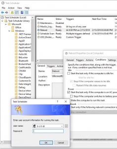 Computer Wakes Up At Night Modify Updateorchestrator Reboot Task S 1 5 18 Password Home